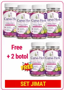 4 + Free 2 (6) Botol Curus Herb